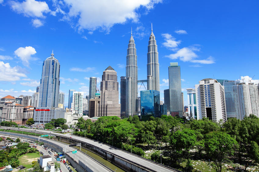 Kuala Lumpur city skyline